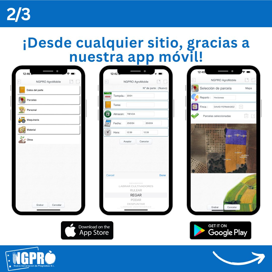 Ejemplo de parte de trabajo mediante GPS