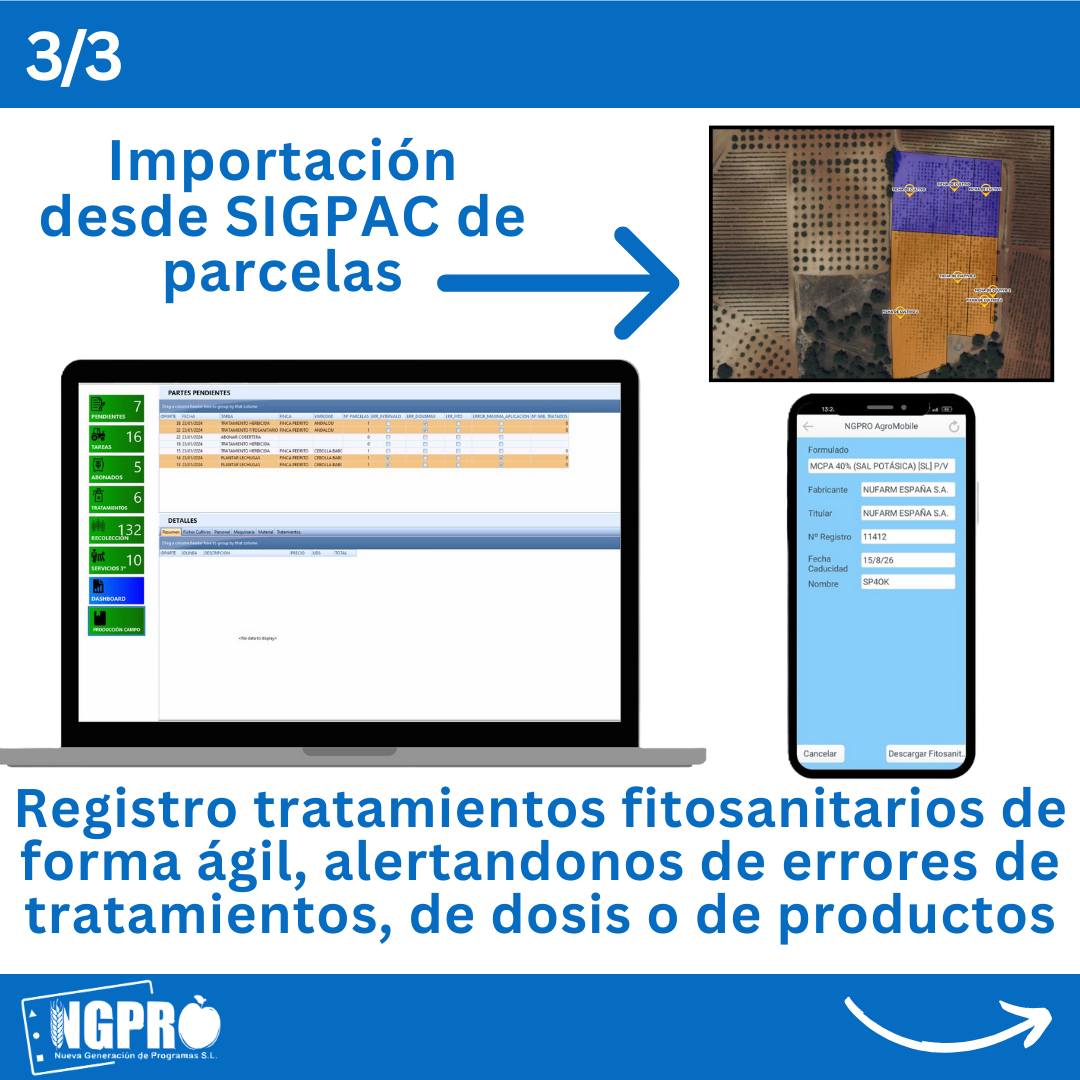 Ejemplo de parte de trabajo mediante GPS